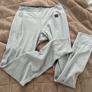 Patagonia base layer pant. Women’s Small. Light grey